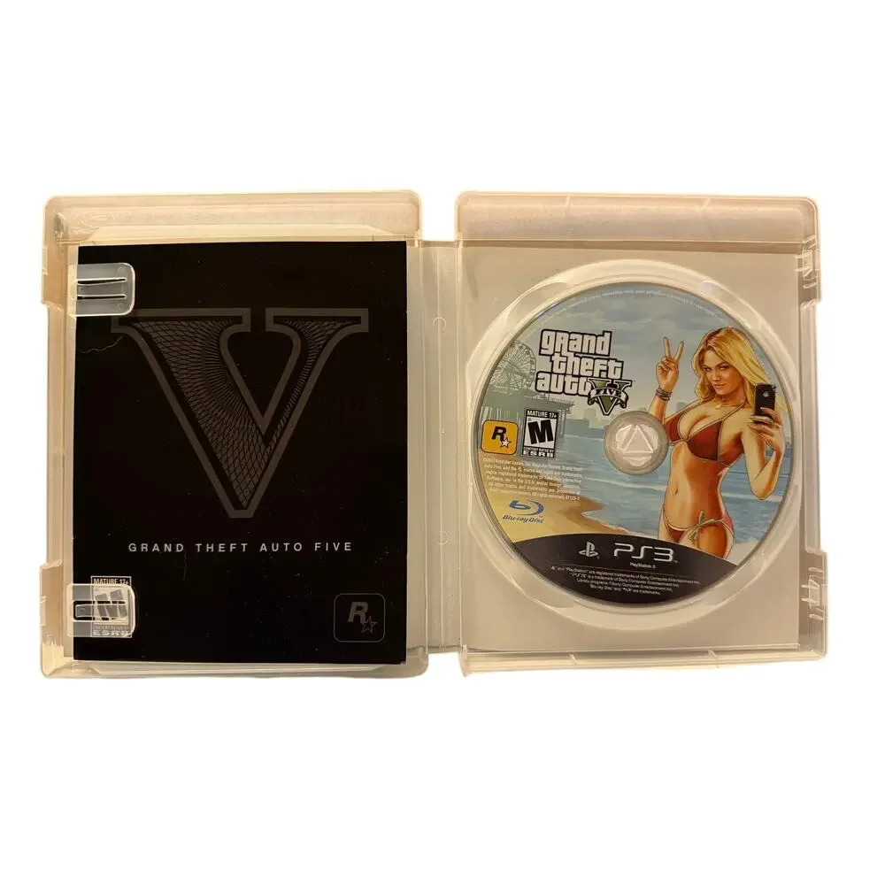 Grand Theft Auto V (GTA V) PS3 - Mint Condition 2013 Release